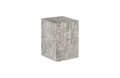 Rectangular Pedestal, Small, Gray Stone