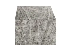 Rectangular Pedestal, Small, Gray Stone