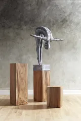 Rectangular Pedestal, Large, Natural