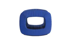 Seat Belt Ottoman, Blue/Black