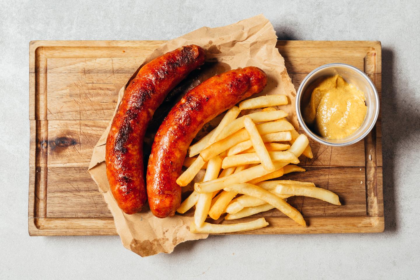 Bratwurst Pommes