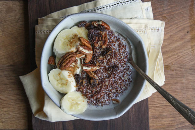 coconut quinoa porridge (and a trip to Montana!)