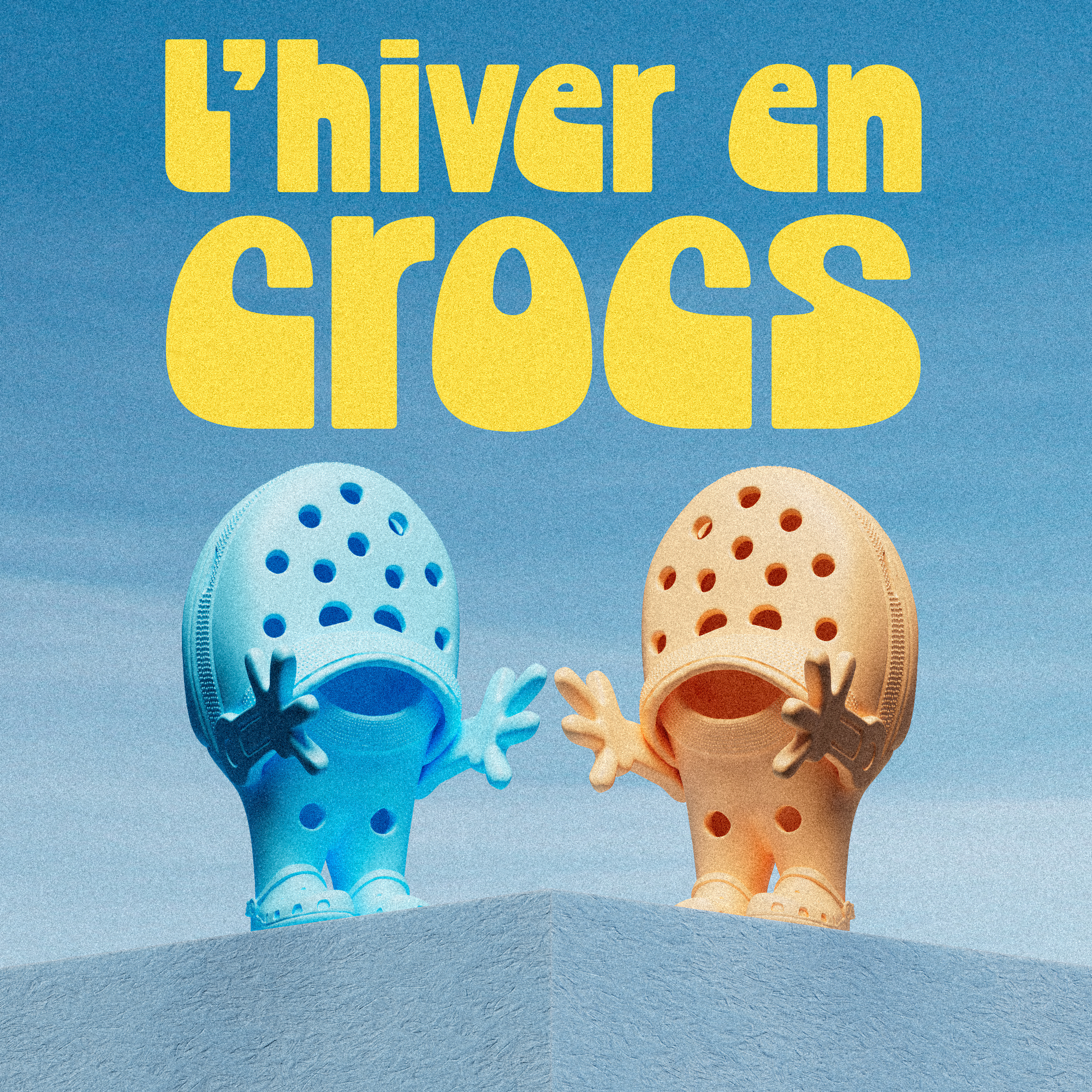 L'hiver en Crocs