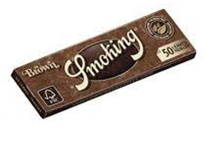Papel Smoking Brown Medium 25 Libritos - Ultrafino Marrón para Liar Natural