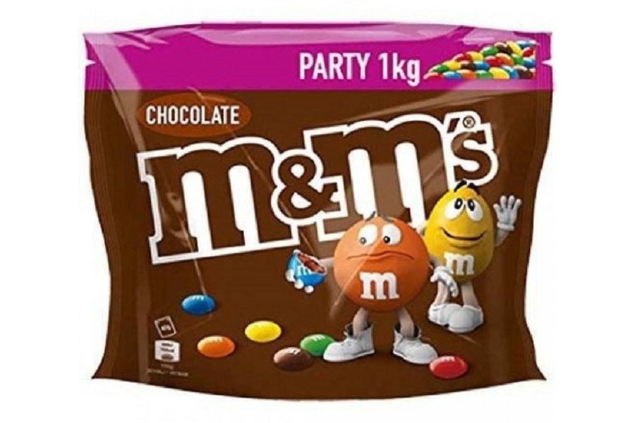 BOLSA 800gr M & M CHOCOLATE NEGRO