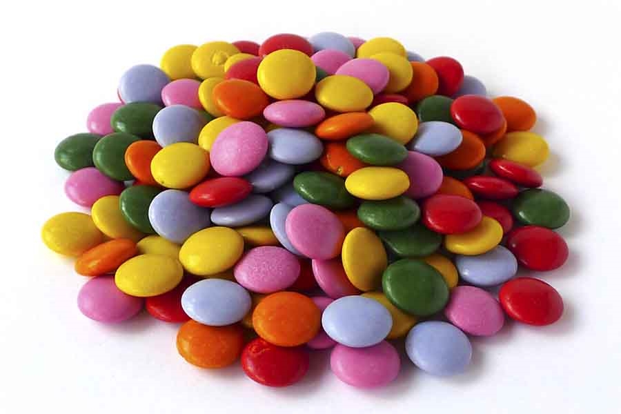 TARRO GRAJEAS CHOCOLATE 2,5 k (como lacasitos)