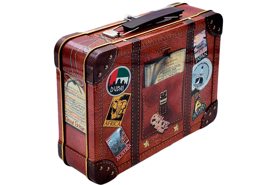 MALETA TRAVEL LATA 150gr CHOCODAY BOMBONES