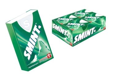 SMINT PLASTICO VERDE PEPERMINT MENTA SUAV 12u