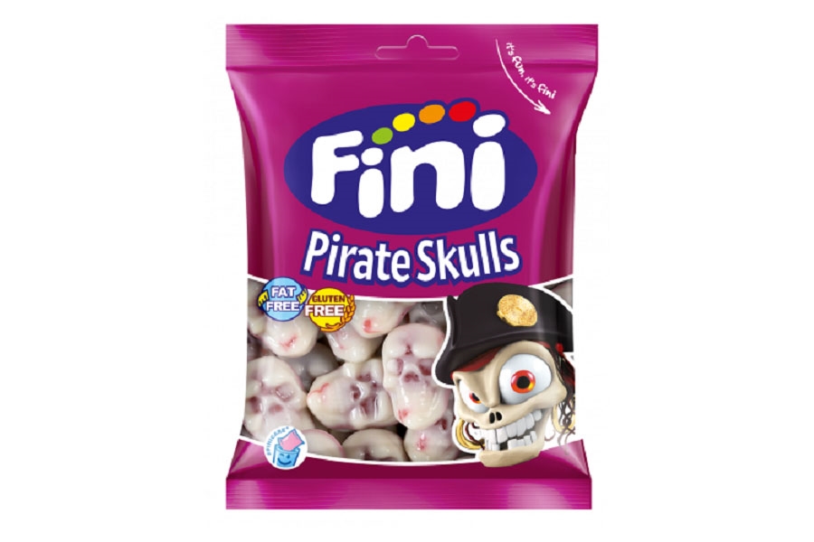 bolsitas FINI CALAVERAS PIRATES SKULL 12u100g