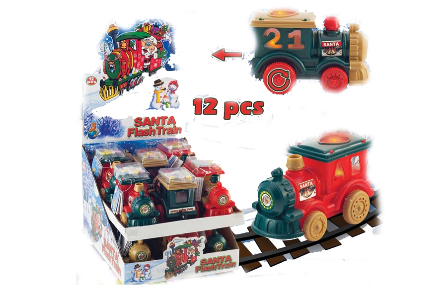 SANTA TREN PAPA NOEL FLASH TRAIN LUZ 12 uni