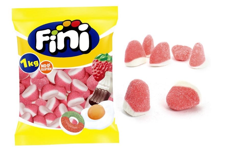 BESOS FRESA KG FINI 156 uni PVA 5 cts