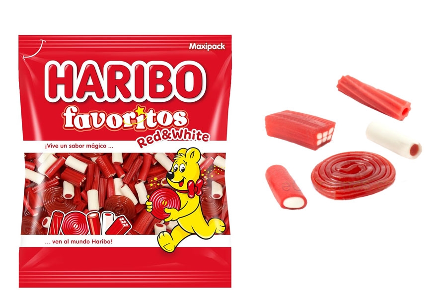 FAVORITOS RED WHITE KG HARIBO maxipack