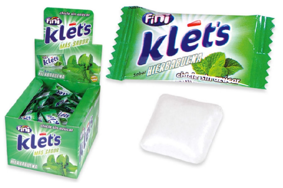 CHICLET KLET'S HIERBABUENA FINI PVA 5c 200uSG