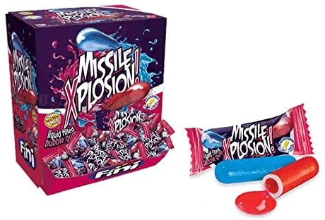 CHICLET MISSILE XPLOSION FINI 200 UNIDADES SG