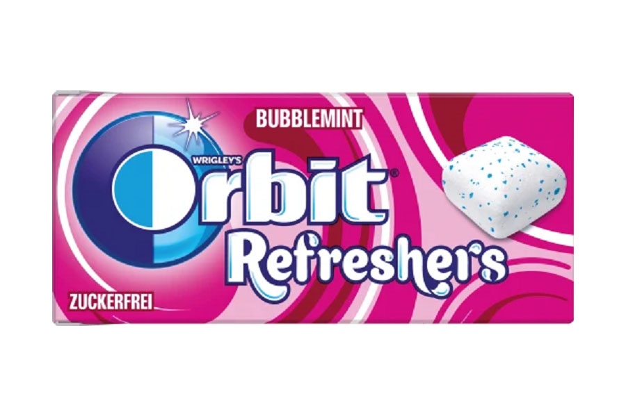 ORBIT REFRESHERS BUBBLEMINT GRAGEAS 16u PVA 1.50 Eu
