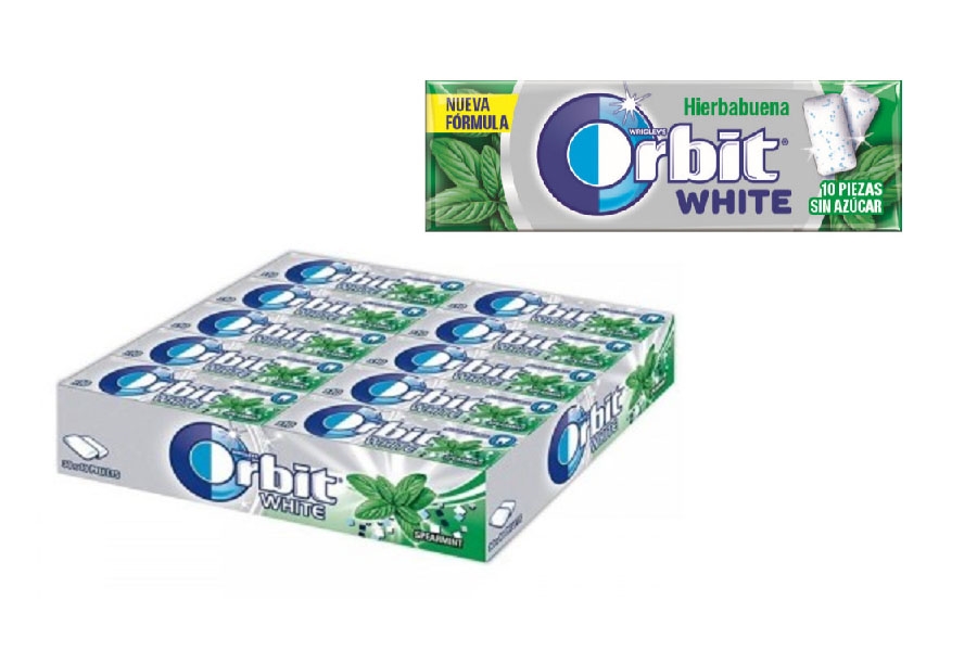 ORBIT ** WHITE HIERBABUENA ** GRAJEAS 30 u