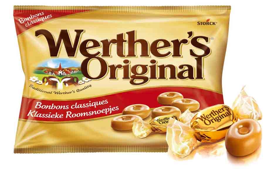 Werther's Original Classic Caramel Candies - Bulk 1kg Pack