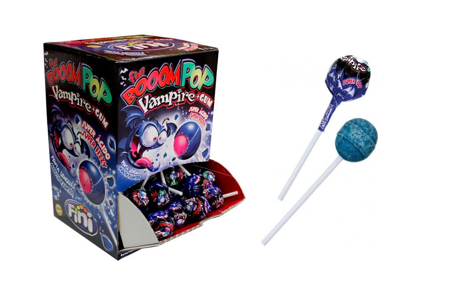 CHUPA VAMPIRE FINI 100 unid BOOOM POP PVA 25 cts