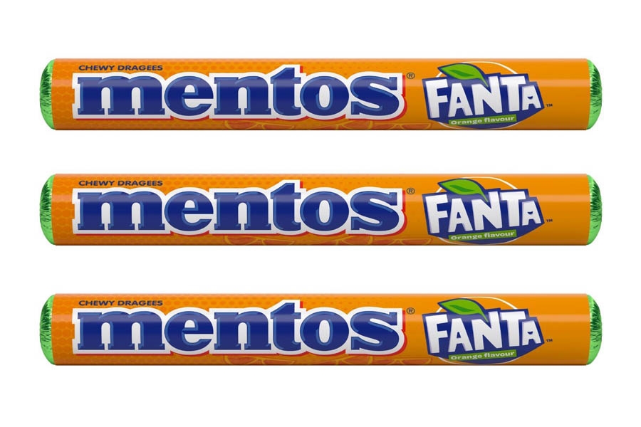 Mentos Fanta Naranja - Pack de 20 Unidades Masticables