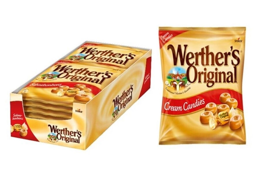 Bolsita Werther's Original Caramelo Nata y Mantequilla 60g - Pack 12 Unidades