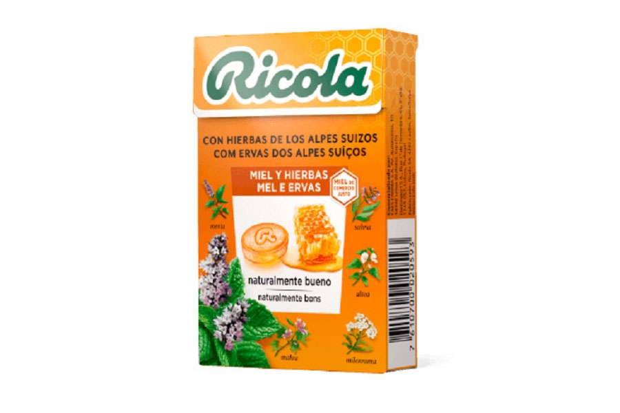 SUPER RICOLA CARAMELO MIEL Y HIERBAS 20u