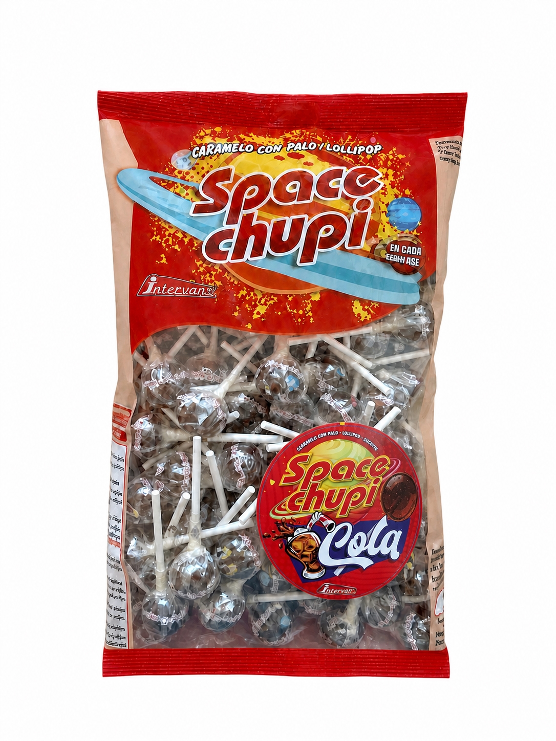 CHUPA SPACE COLA 100 un INTERVAN