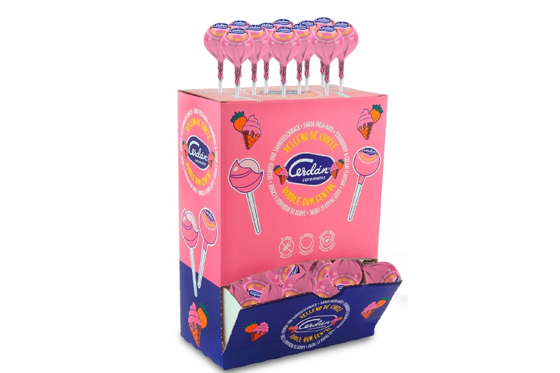 CERDAN ESTUCHE CHUPA FRESA/NATA CHICLE 100 u