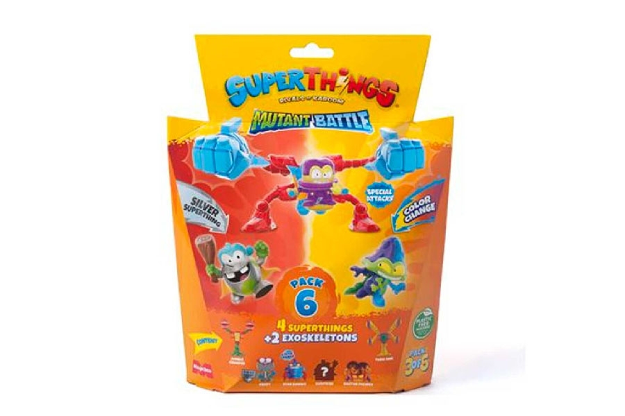 BLISTER 9 e SUPERTHINGS MUTANTS BATLE 6 muñecos