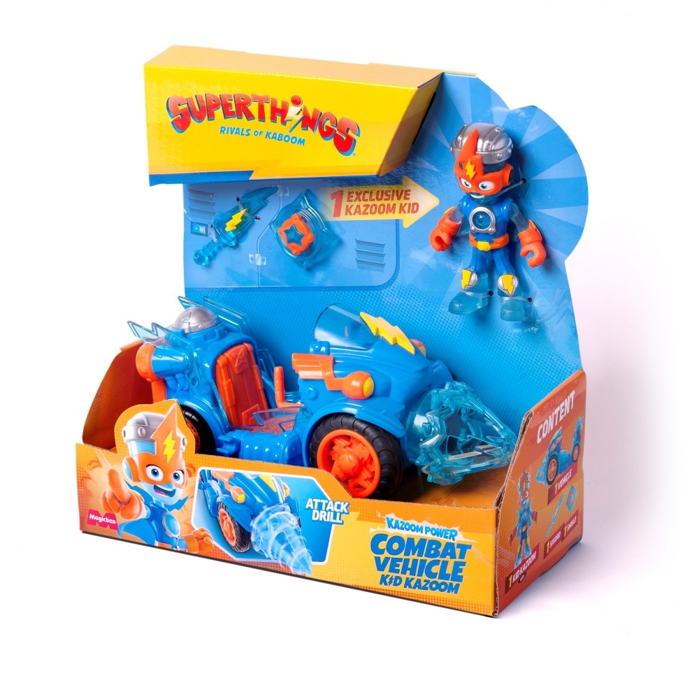 SUPERTHING BATTLE COMBAT VEHICLE KID KAZOOM 14.99€ playset