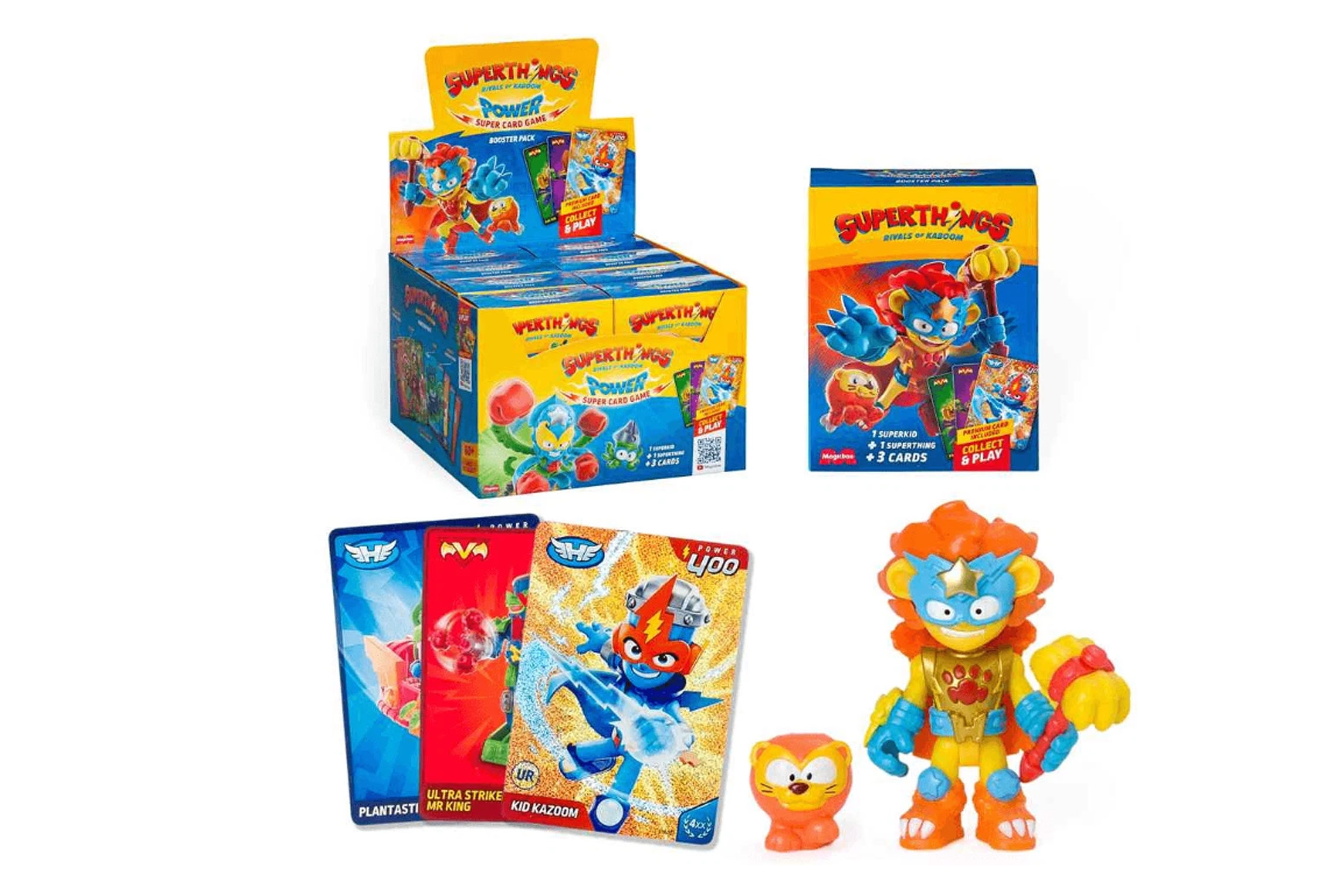 SUPERTHINGS POWER - SuperKid and 3 cards 8u PVA 4.99€