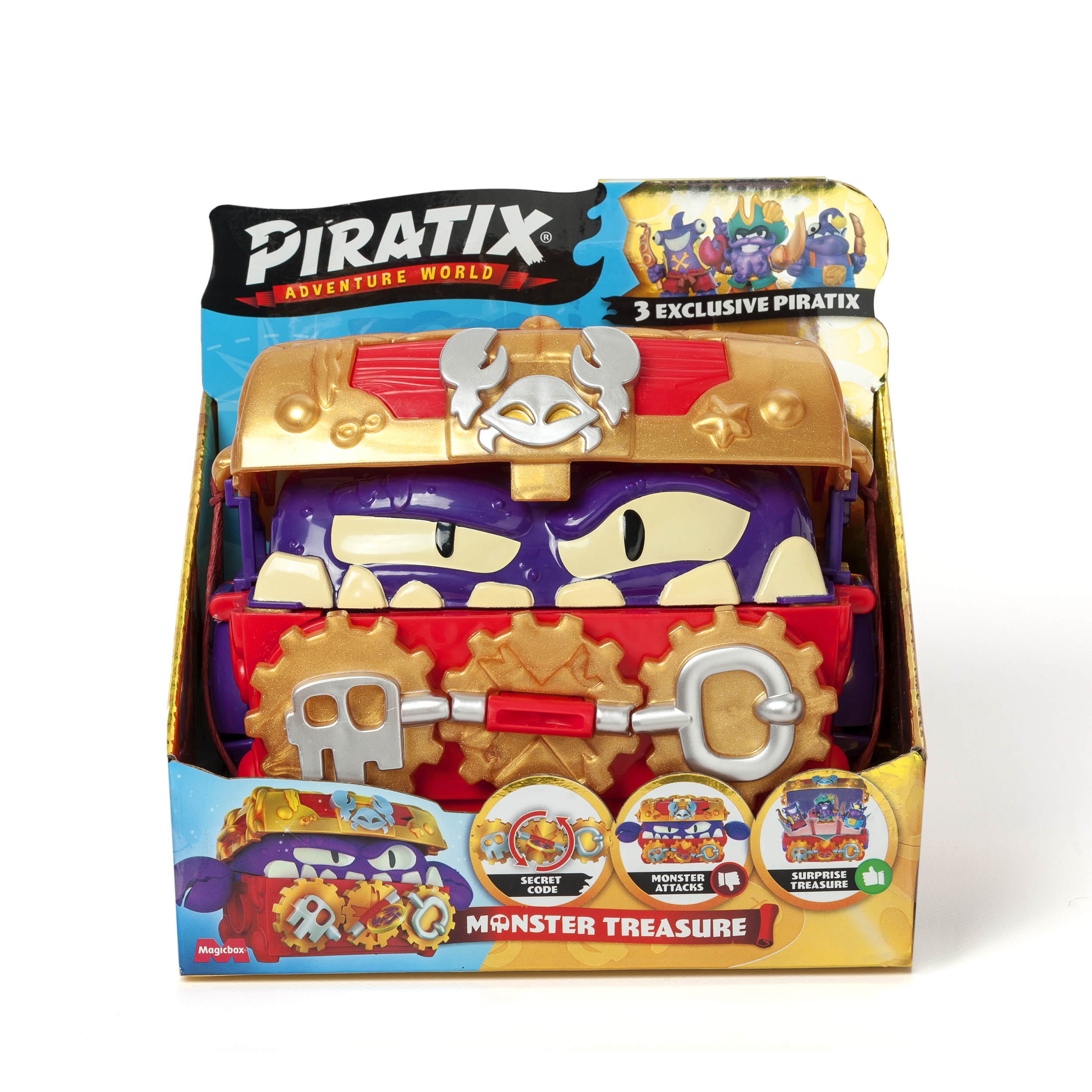 PIRATIXS PLAYSET MONSTER TRESAURE COFRE 14.9 €