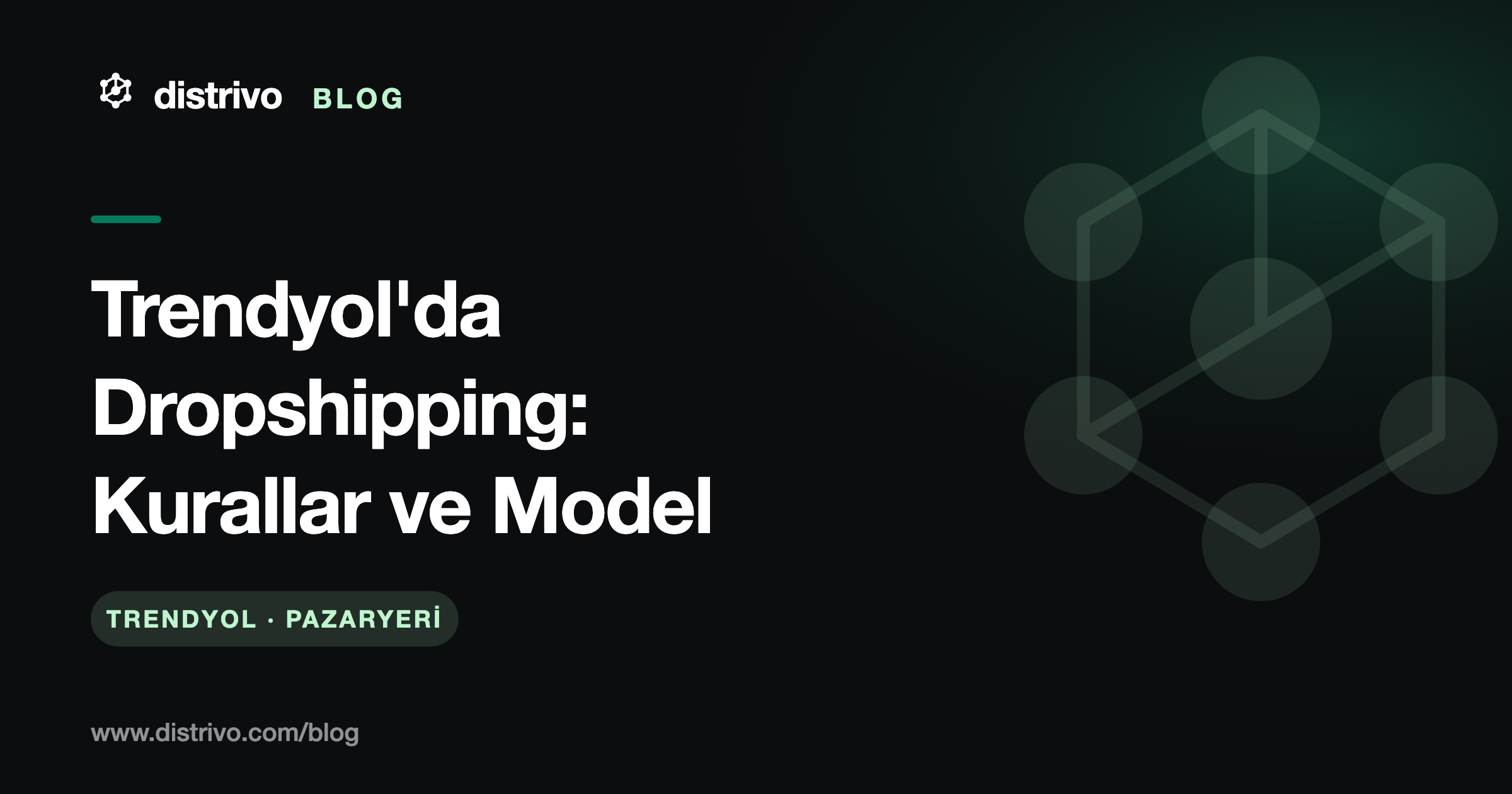Trendyol'da dropshipping: kurallar ve doğru model — Distrivo Blog kapağı