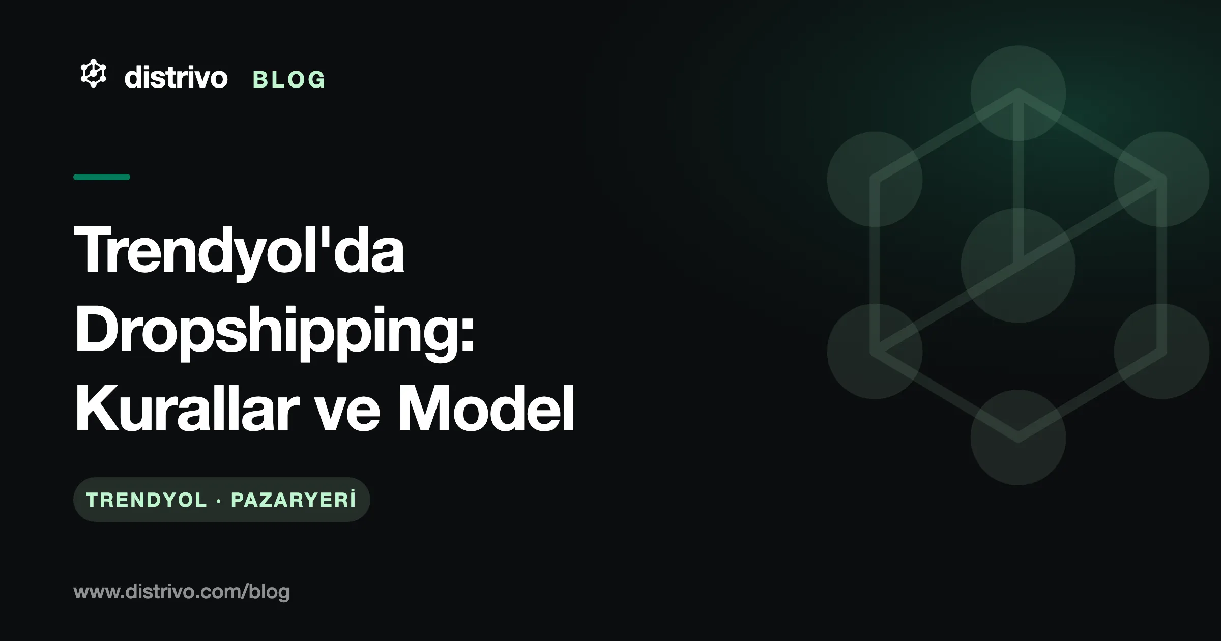 Trendyol'da dropshipping: kurallar ve doğru model — Distrivo Blog kapağı