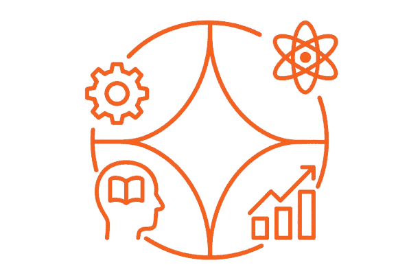 Innovative science and education icons for DIVERSE project promoting diversity and inclusion in academia.