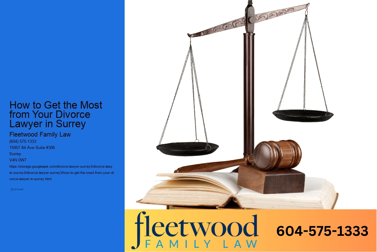 How to Get the Most from Your Divorce Lawyer in Surrey 