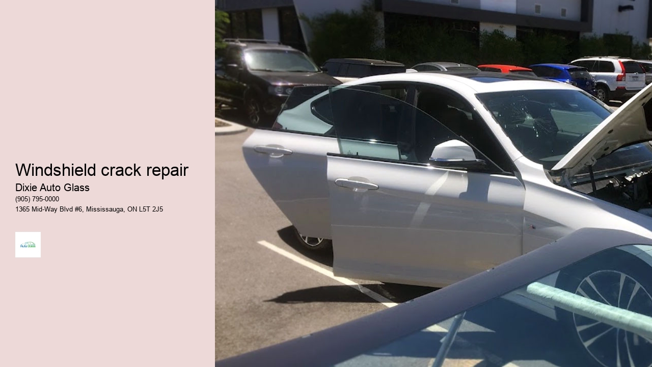 Windshield crack repair