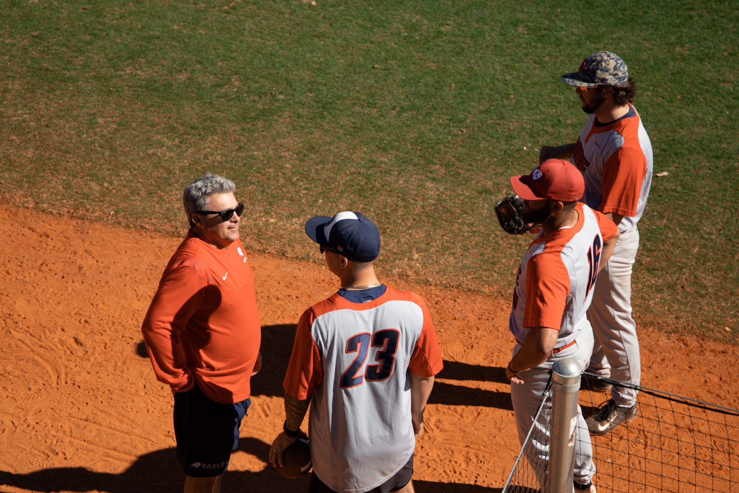 Dixie Sun News » Former DSU baseball players honored with retired