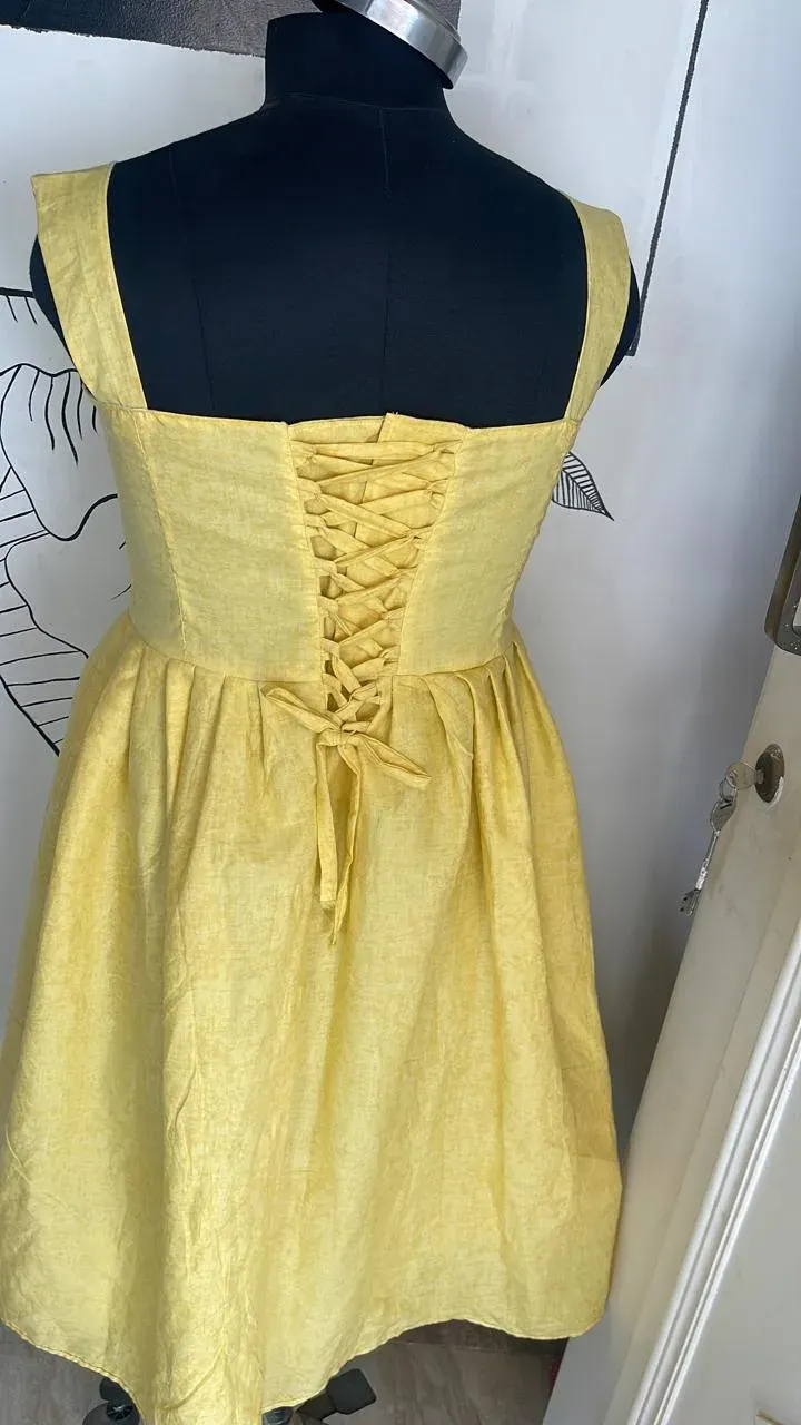 Custom plain maxi dress stitched by DIYO