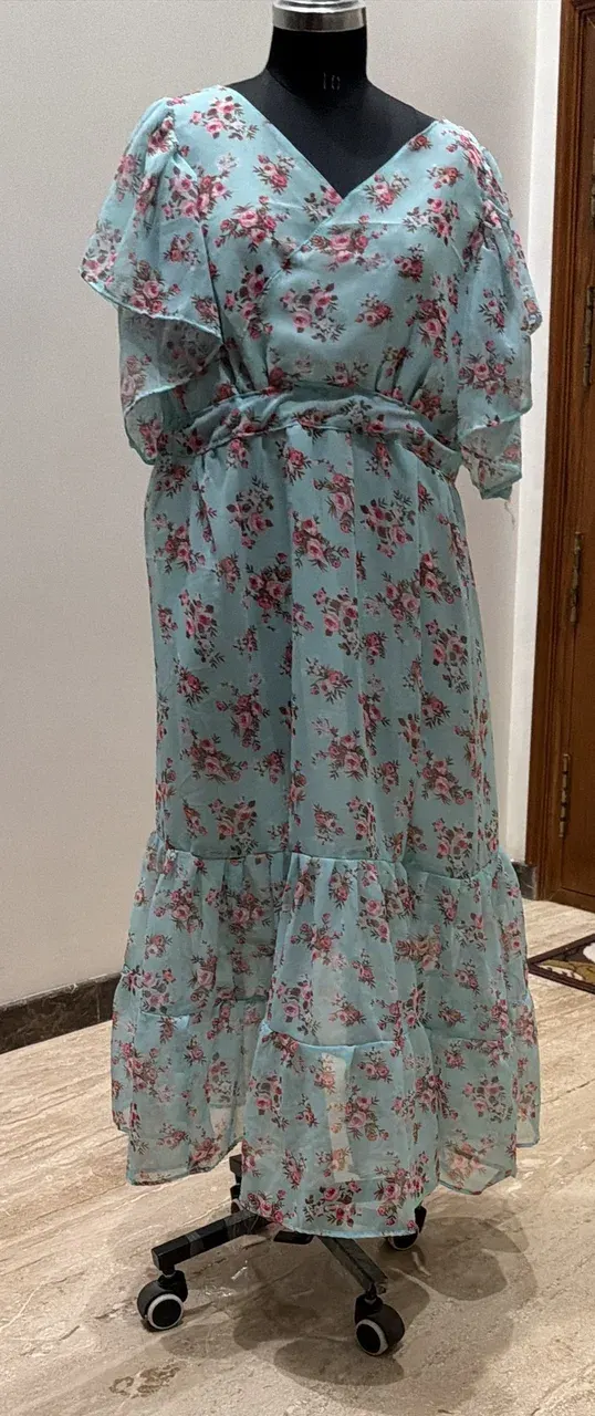 Custom maxi dress stitched by DIYO