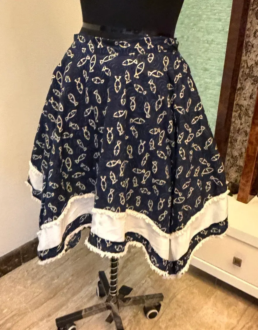 Custom short dress stitched by DIYO