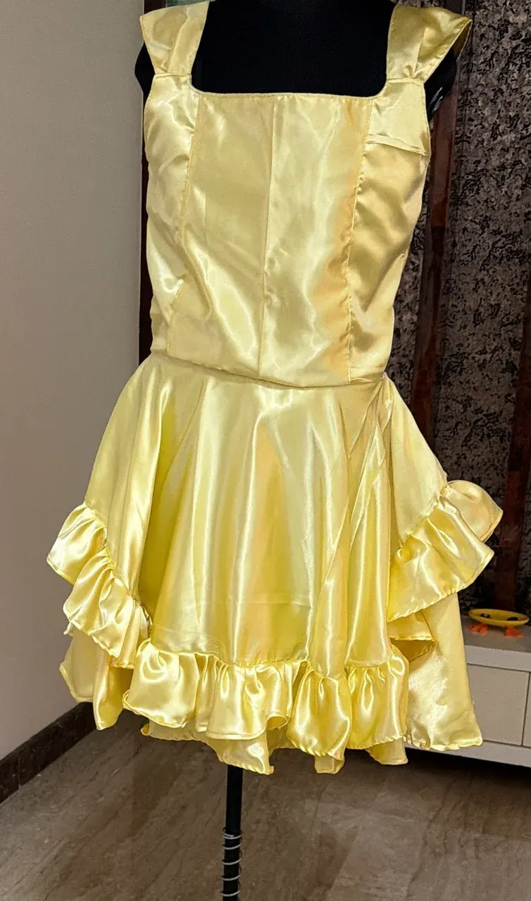 Custom short dress stitched by DIYO