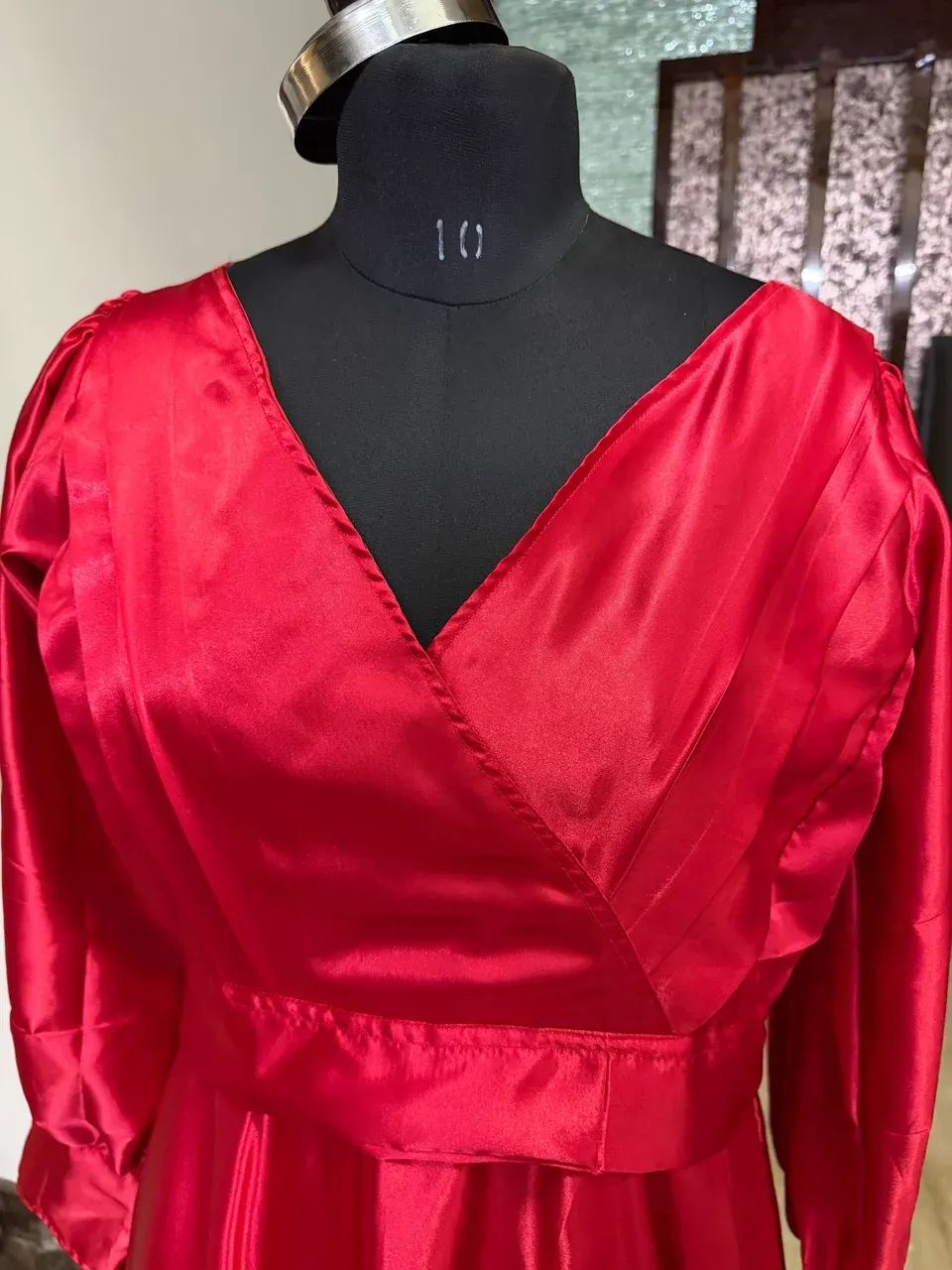 Custom short dress stitched by DIYO