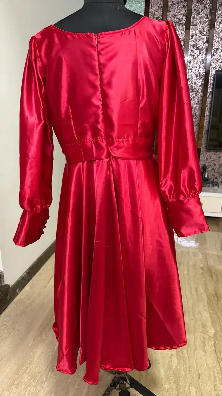 Custom short dress stitched by DIYO