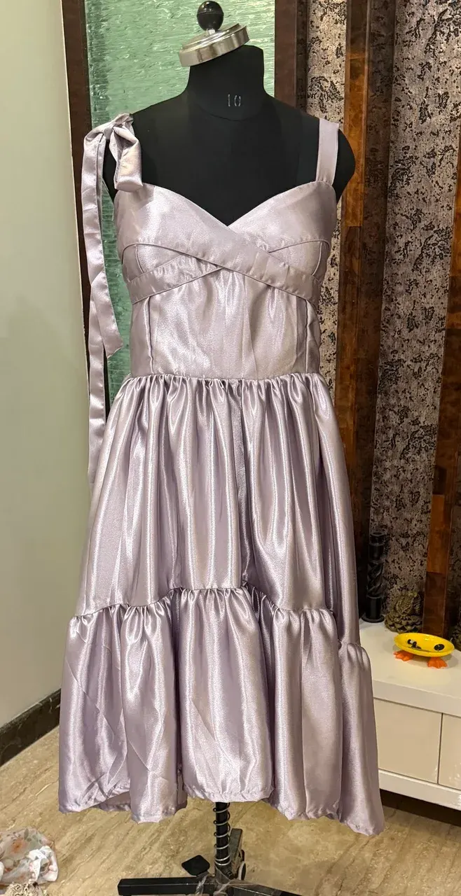 Custom short dress stitched by DIYO