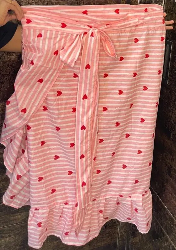 Custom small prints skirt stitched by DIYO
