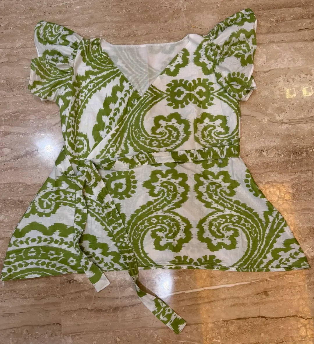 Custom small prints top stitched by DIYO