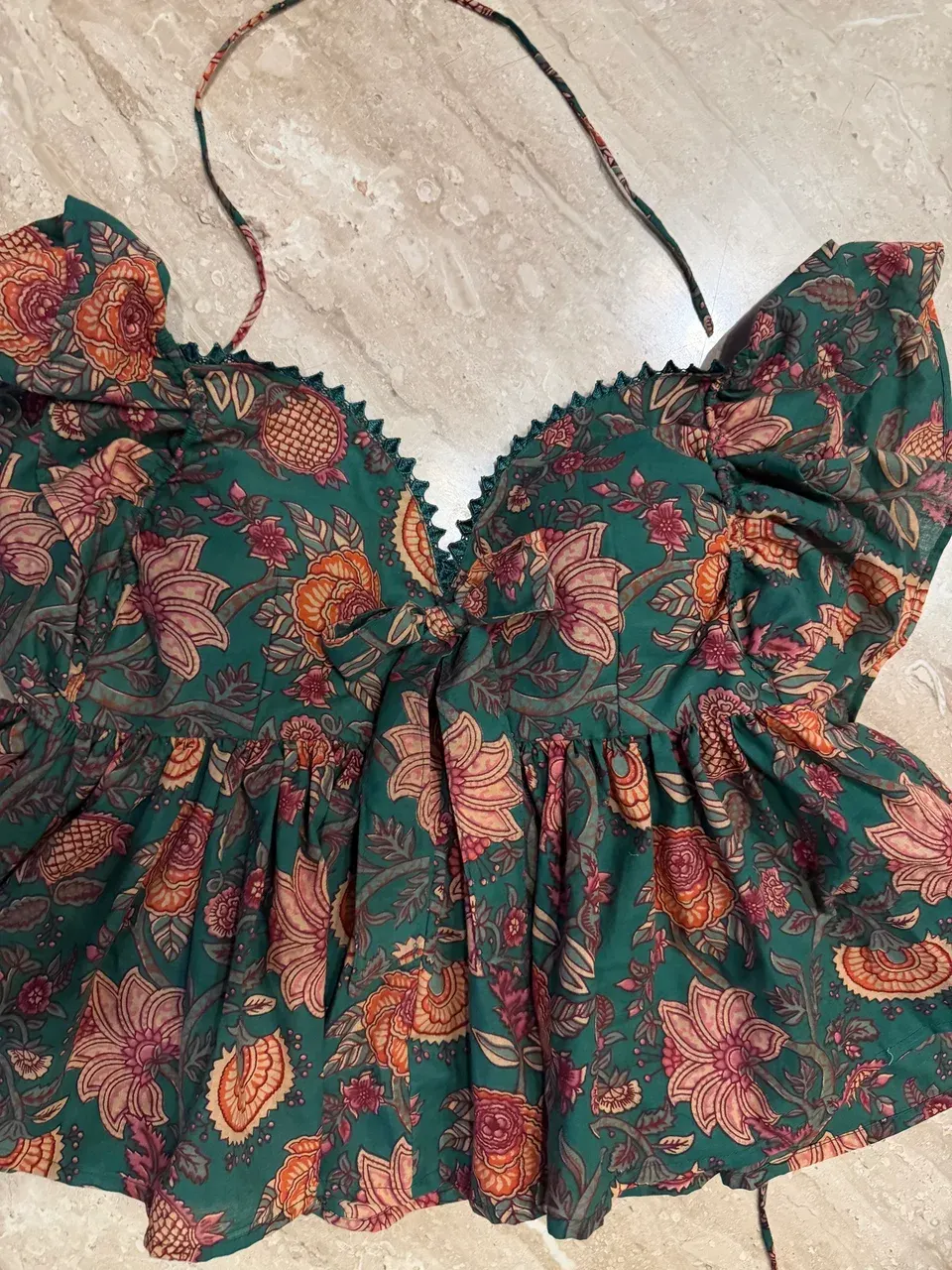 Custom floral cotton top for a everyday, stitched by DIYO