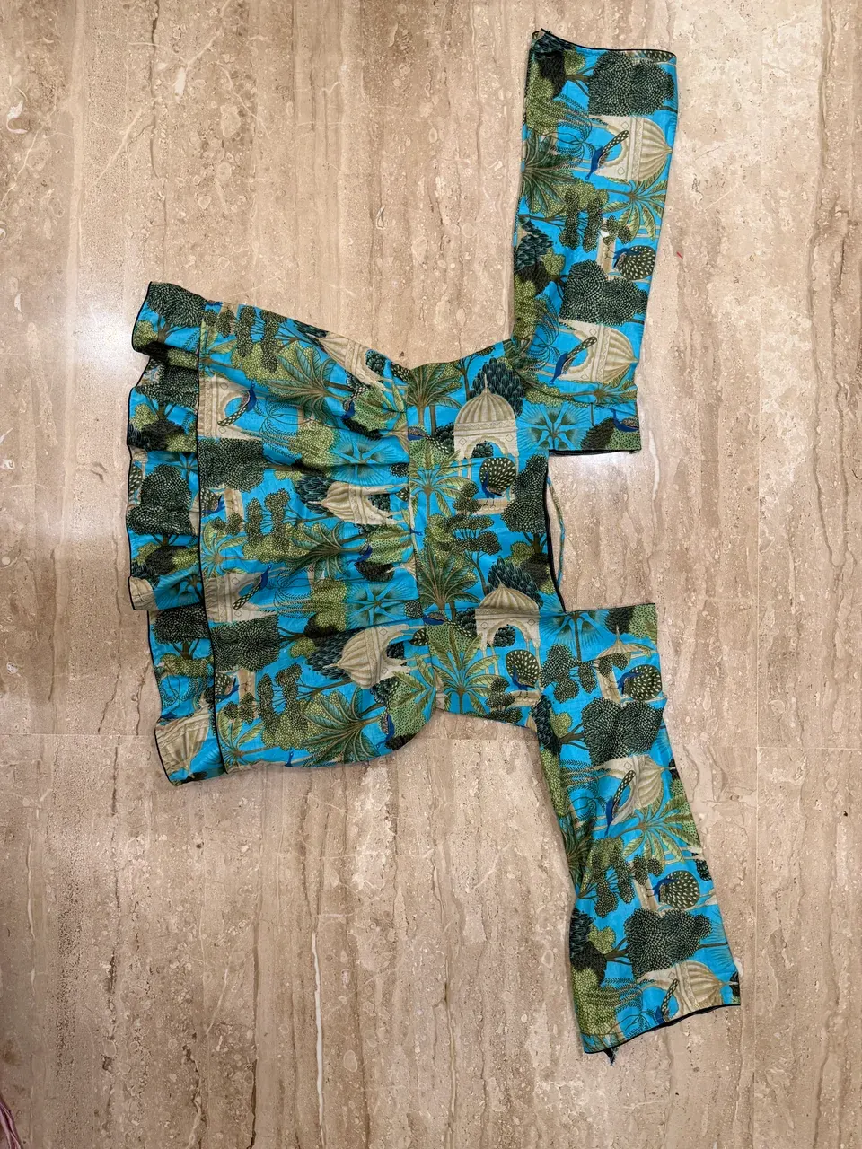 Custom small prints top stitched by DIYO