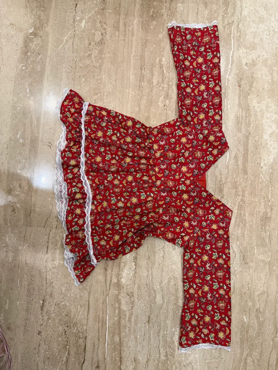 Custom small prints top stitched by DIYO