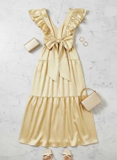 AI design for this maxi dress